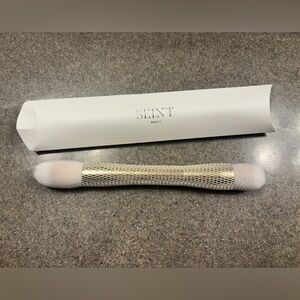 Seint Blush-Bronzer Brush NIP Gold